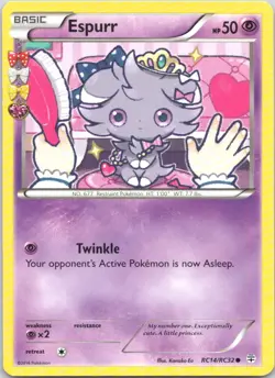 2016 XY - Generations Espurr Basic/Common #RC14 - Image 1