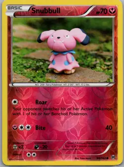 Snubbull 98/162 Common BREAKthrough Pokemon Reverse Holo Near Mint - Image 1
