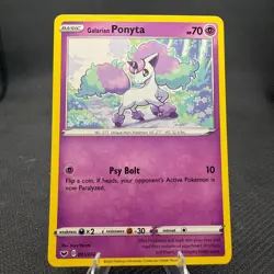 Galarian Ponyta 081/202 Common Sword & Shield Pokemon Near Mint - Image 1