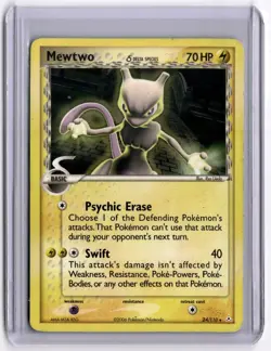 Mewtwo 24/110 Holon Phantoms Delta Species Rare Pokemon Card - MP - Image 1