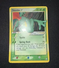 Pokemon Treecko Gold Star 109/109 EX TRR Holo ENG - No Charizard Crystal - Image 1