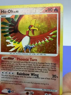 SWIRL Pokemon TCG Ho-Oh 10/132 Secret Wonders Holo Rare 90 HP English Phoenix - Image 2