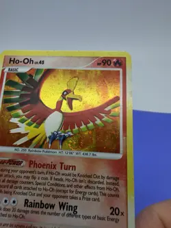 SWIRL Pokemon TCG Ho-Oh 10/132 Secret Wonders Holo Rare 90 HP English Phoenix - Image 3