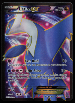 Pokemon TCG Latios EX Full Art Holo Rare Card Roaring Skies 101/108 - LP+ / NM- - Image 1