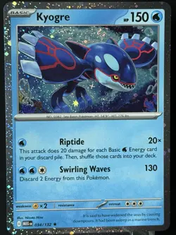 SWIRL 🌀 Kyogre Cosmos Holo Miscellaneous Cards & Products 034/132 Pokemon NM #2 - Image 4