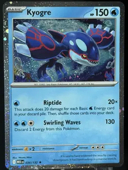 SWIRL 🌀 Kyogre Cosmos Holo Miscellaneous Cards & Products 034/132 Pokemon NM #2 - Image 5