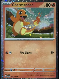 DOUBLE SWIRL 🌀💫 Charmander 020/217 Cosmos Holo Ascended ASC Pokemon Card NM #4 - Image 4