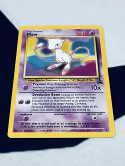 Mew Promo 8 Black Star Promo WOTC Pokemon TCG (A) - Image 3