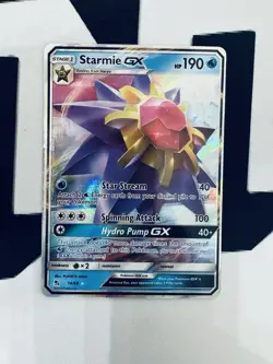 Pokemon TCG Starmie GX Hidden Fates 14/68 Holo Ultra Rare - Image 1