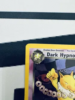 Pokemon Dark Hypno 9/82 Team Rocket Holo Rare WOTC - Image 2