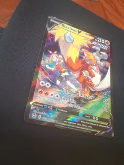 Blaziken V TG14/TG30 Holo V Rare Silver Tempest Trainer Gallery Pokemon - Image 2