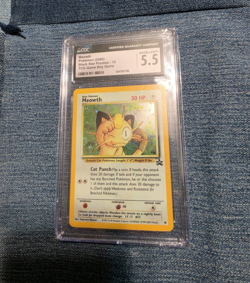 Pokemon TCG Meowth #10 Black Star Promo Holo EN CGC 5.5 (2000) - Image 1