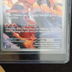 Pokemon ME: Ascended Heroes Ethan's Magcargo 222/217 Illustration Rare Holo - Image 5