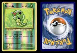 Caterpie 3/108 Reverse Holo Common Evolutions Pokemon Card - Image 1
