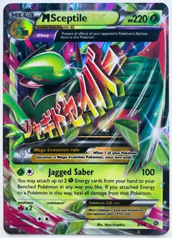 M Sceptile EX 8/98 XY - Ancient Origins Holo Pokemon - Image 1