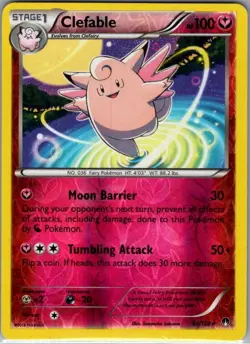 Clefable 82/122 Reverse Holo XY - BREAKpoint - Pokemon Card - NM - Image 1