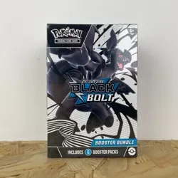 Pokemon TCG Scarlet & Violet Black Bolt Booster Bundle 6 Packs New Sealed - Image 1