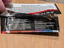 Pokemon First Partner Illustration Series 2 Pack Empty Wrapper Opened - Image 3
