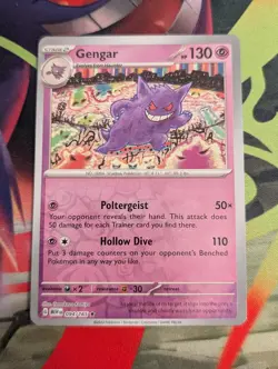 Gengar 094/165 Rare 151 Reverse Holo NM - Image 1