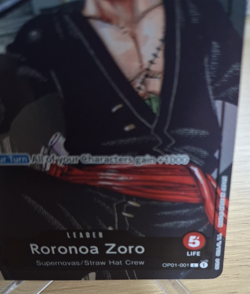 Roronoa Zoro OP01-001 L Alternate Art OP-01 Romance Dawn 25th Anniversary - Image 5