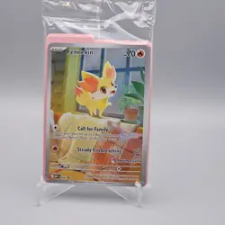 Pokemon Fennekin 080 Chaos Rising Pokemon Center Stamped Promo Card Sealed NM - Image 2