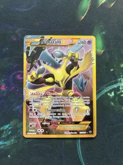 Alakazam EX 125/124 XY Fates Collide 2016 Secret Holo Rare Pokemon Card TCG - Image 1