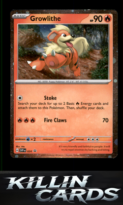 Growlithe - 024 024 Pokemon Promo SV: Scarlet & Violet Promo Cards Card NM - Image 1