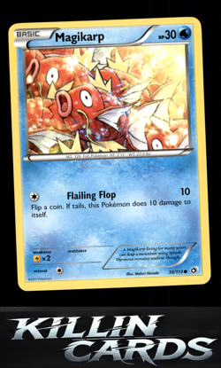 Magikarp 30/113 Pokemon Common Legendary Treasures Card LP - Image 1