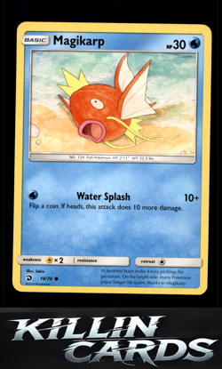 Magikarp 19/70 Pokemon Common Dragon Majesty Card NM - Image 1