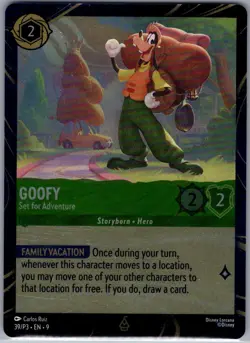 Goofy - Set for Adventure 39/P3 Foil Disney Lorcana Promo Cards - Lorcana - NM - Image 1