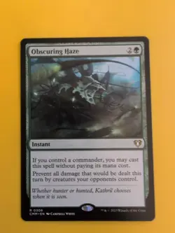 Obscuring Haze. Rare Instant CMM Magic the Gathering Card. - Image 1