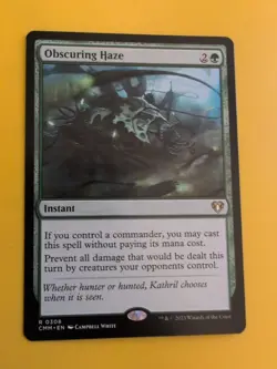 Obscuring Haze. Rare Instant CMM Magic the Gathering Card. - Image 2