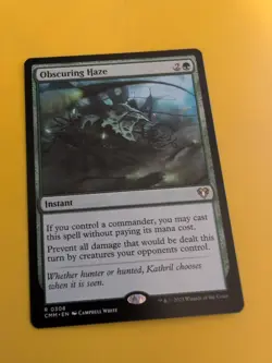 Obscuring Haze. Rare Instant CMM Magic the Gathering Card. - Image 4