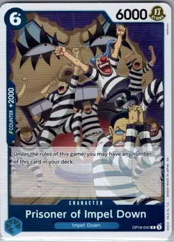 Prisoner of Impel Down OP16-042 English The Time of Battle - One Piece Card - NM - Image 1