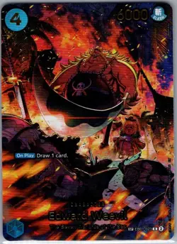 Edward Weevil - (SP) EB01-023 English The Azure Sea's Seven - One Piece Card NM - Image 1
