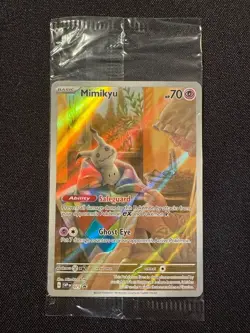 Mimikyu SVP 075 Full Art Black Star Promo Pokemon Scarlet & Violet Paldean Fates - Image 1