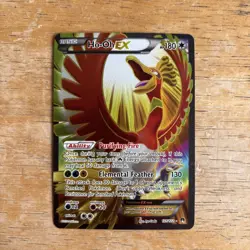 Pokemon TCG Ho-Oh Ex 121/122 BREAKpoint Holo - Image 1