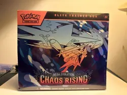 Pokemon Chaos Rising Elite Trainer Box Factory Sealed ETB - Image 1