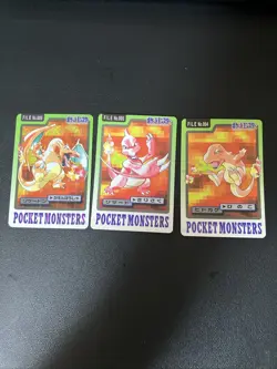 Pokemon Carddass Card Charizard File No.6 Bandai Pocket Monsters 1997 Japan LP - Image 1