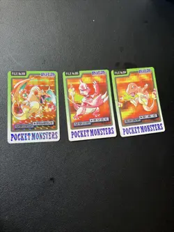 Pokemon Carddass Card Charizard File No.6 Bandai Pocket Monsters 1997 Japan LP - Image 2