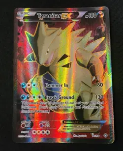 Tyranitar EX 91 Lightly Played 98 Ancient Origins Pokemon Card TCG - Image 1