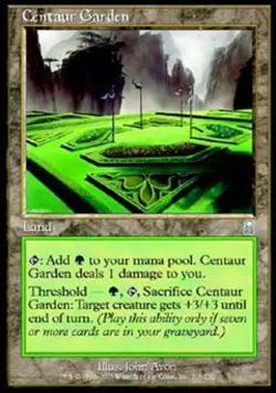 MTG English Centaur Garden Medium Play Foil Odyssey - Image 1