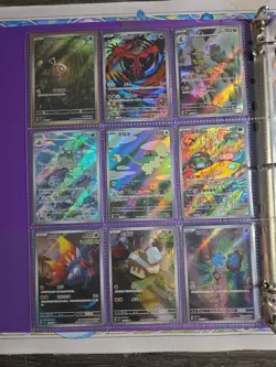 180 Pokemon Card Lot V VMAX EX Full Art Holo Rare AR SR Binder Collection - Image 2