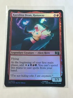 Karolina Dean, Runaway Foil (Marvel Super Heroes Commander) MTG Near Mint - Image 1
