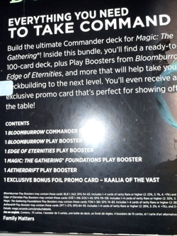 Magic: The Gathering Commander kit Bloomburrow FAMILY MATTERS sealed New - Image 4