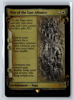 War of the Last Alliance (Showcase Scrolls) Holo R Universes Beyond LTR 487 NM - Image 1
