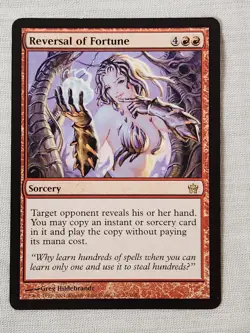 NM Reversal of Fortune Fifth Dawn Mtg Magic the Gathering - Image 1