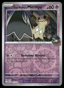 Miscellaneous Cards & Products #087/182 Team Rocket's Mimikyu - Image 1
