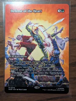 Defense of the Heart (Borderless Regular) Mythic Marvel Super Heroes 0076 - Image 1