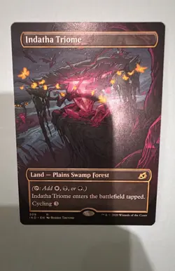 Indatha Triome (Showcase) Ikoria: Lair of Behemoths Regular Mtg M/NM - Image 1